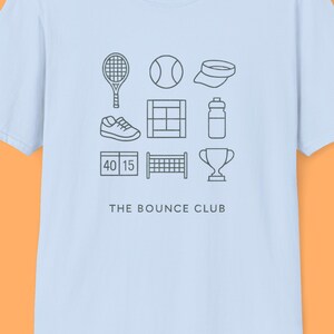 Vintage Minimalistic Tennis T-Shirt, Unisex Softstyle Tee, Minimal Tennis Design Gift, Retro Tennis Shirt, Classic Tennis Apparel
