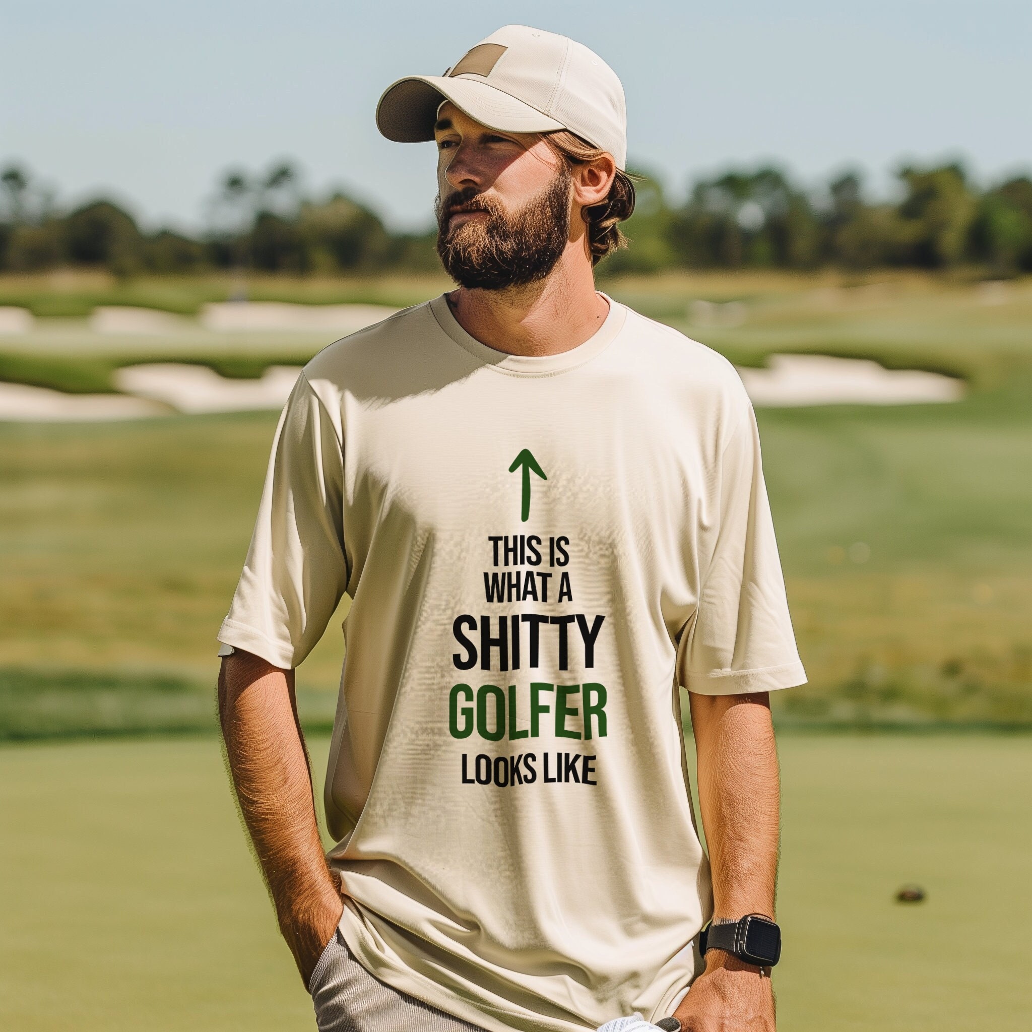 GOLF Tシャツ XLサイズ Shitty Golfer Golf T-shirt, Funny Golf Shirt, Gift for Bad Golfer