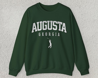 Augusta Georgia Master Golf Tournament Sweatshirt, Augusta Georgia Vintage Style Sweater, Golf Club Crewneck, Augusta Master Shirt, National
