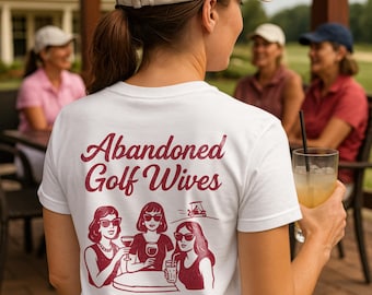 Komfort Farben Golf T-Shirt, verlassenes Golf Frauen Social Club Shirt, Unisex T-Shirt für Golf Frauen, verlassener Frauen Club, Golf Frau T-Shirt, Lustig