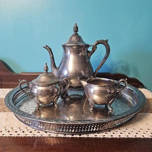 Wm Rogers Tea Set - Etsy
