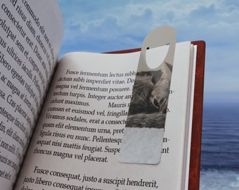 Aluminum Bookmark with Page Slot in Sleepy Ciri Print