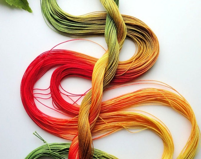 Hand Dyed Tatting Crochet Thread Size 20 sugar Etsy