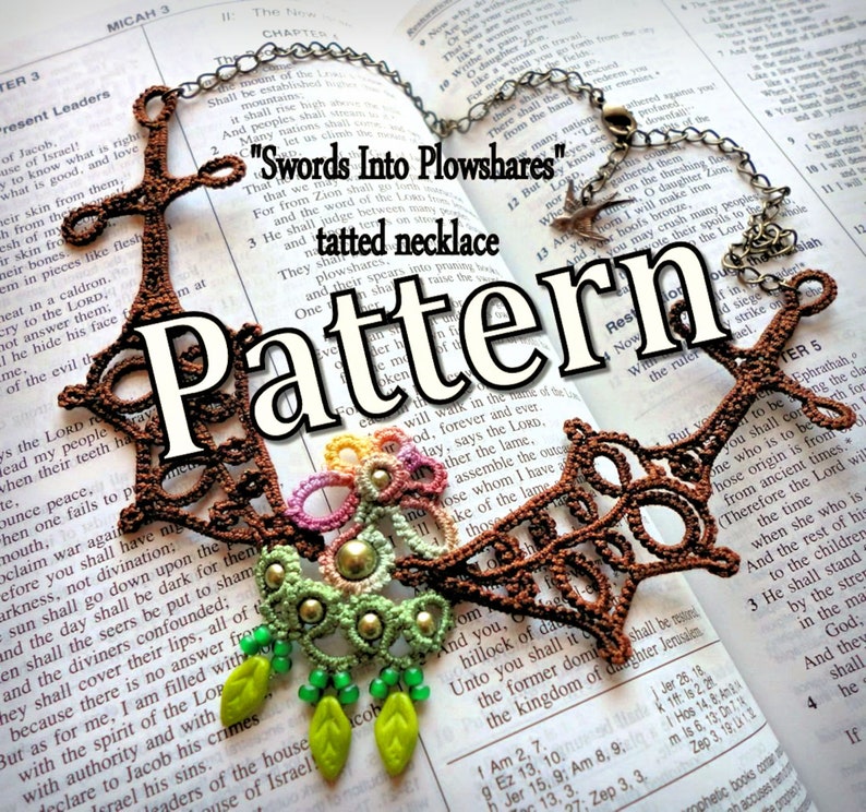 Tatting Pattern Swords Into Plowshares PDF Instant Download image 1