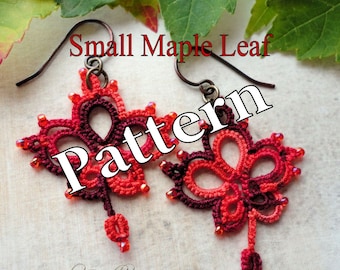 Tatting Pattern "Small Maple Leaf" PDF Instant Download