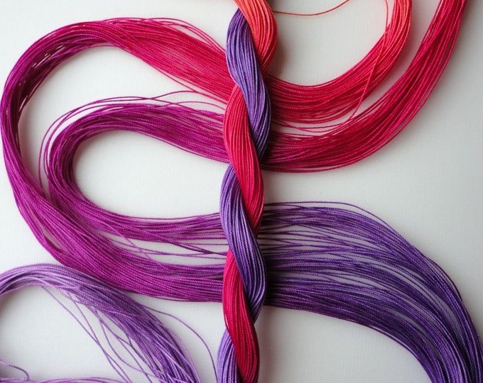 Size 50 Hand Dyed Tatting Crochet Thread corsage Etsy