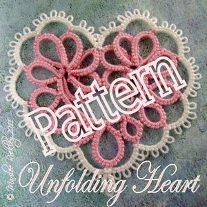 タティングパターン「Unfolding Heart」PDF 即時ダウンロード