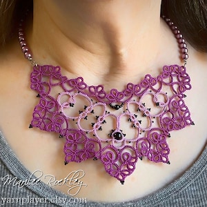 Tatting Pattern Victory necklace PDF Instant Download image 3