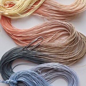 Size 40 Sonoran Stones hand dyed thread 6 cord cordonnet tatting crochet cotton image 4