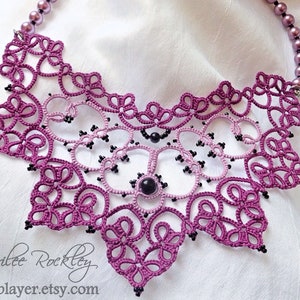 Tatting Pattern Victory necklace PDF Instant Download image 7
