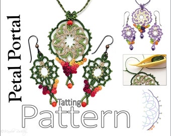 Tatting Pattern "Petal Portal" PDF Instant Download