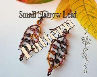 Tatting Pattern "Small Narrow Leaf" PDF Instant Download