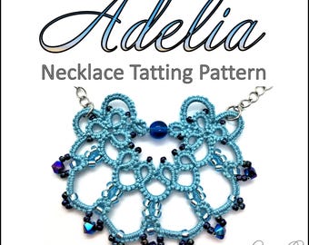 Tatting Pattern "Adelia" Necklace PDF Instant Download