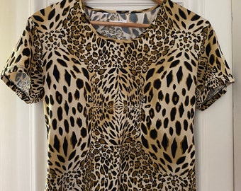 Leopard psychedelic top