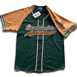 Seattle Supersonics 90er-Jahre-Vintage-Baseball-Jersey-Shirt für Herren, M Starter Medium Bild 1