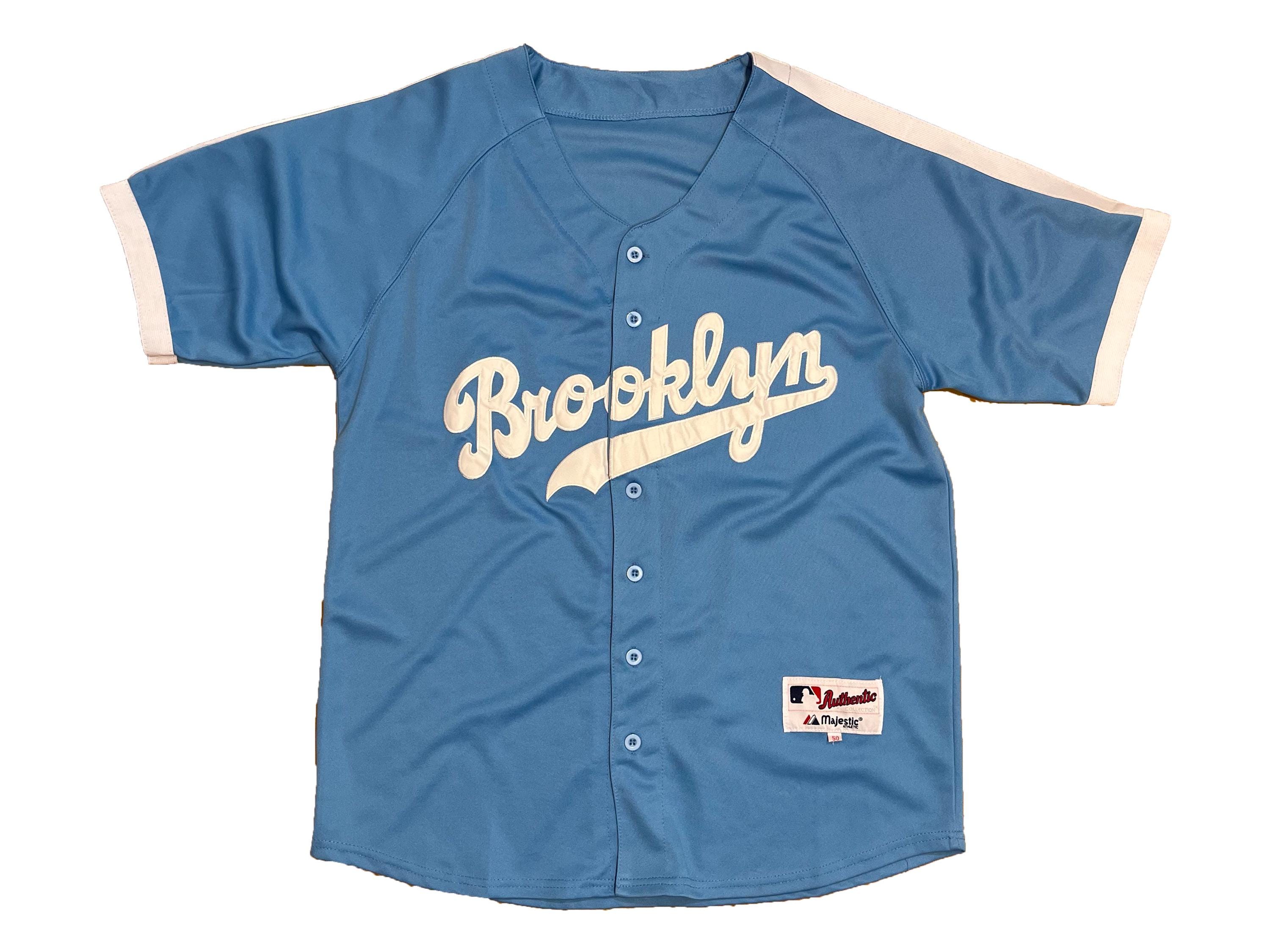 Vintage 90s Brooklyn NY Baseball Jersey Majestic L NYC Vintage 90s Brooklyn NY Baseball Jersey Majestic L NYC
