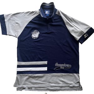 Georgetown Hoyas 90s vintage basketball warm up shirt  men&#39;s L Starter Large