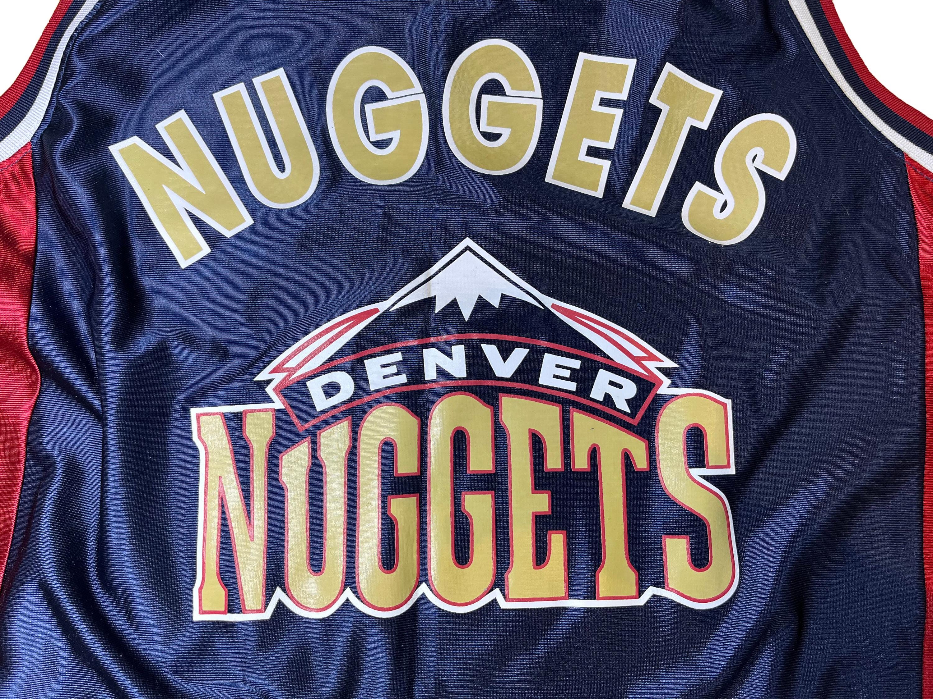 NBA デンバー ナゲッツ 刺繍 バスケ スウェット ホワイト アメリカUS 