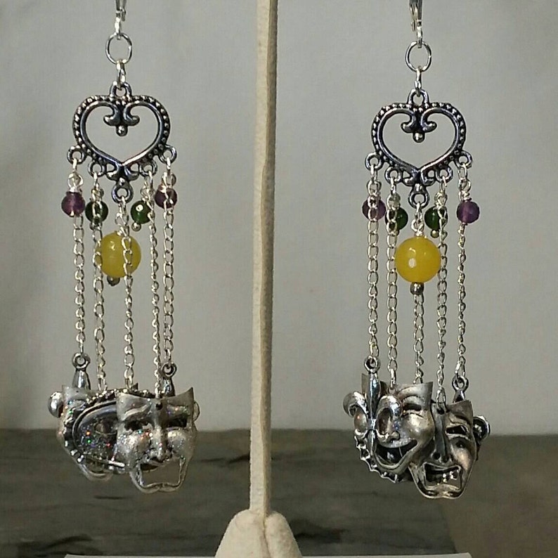 mardi gras chandelier