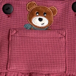 Oversized sweater with animal appliqué in light brown baby sweater, children's sweater size 50/56 98/104 image 5