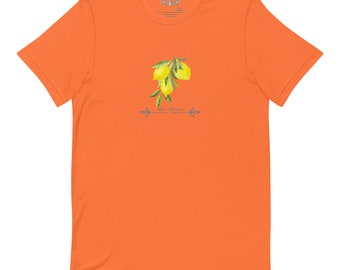 Lemon Citron Botanical Soft Unisex T-shirt - Etsy