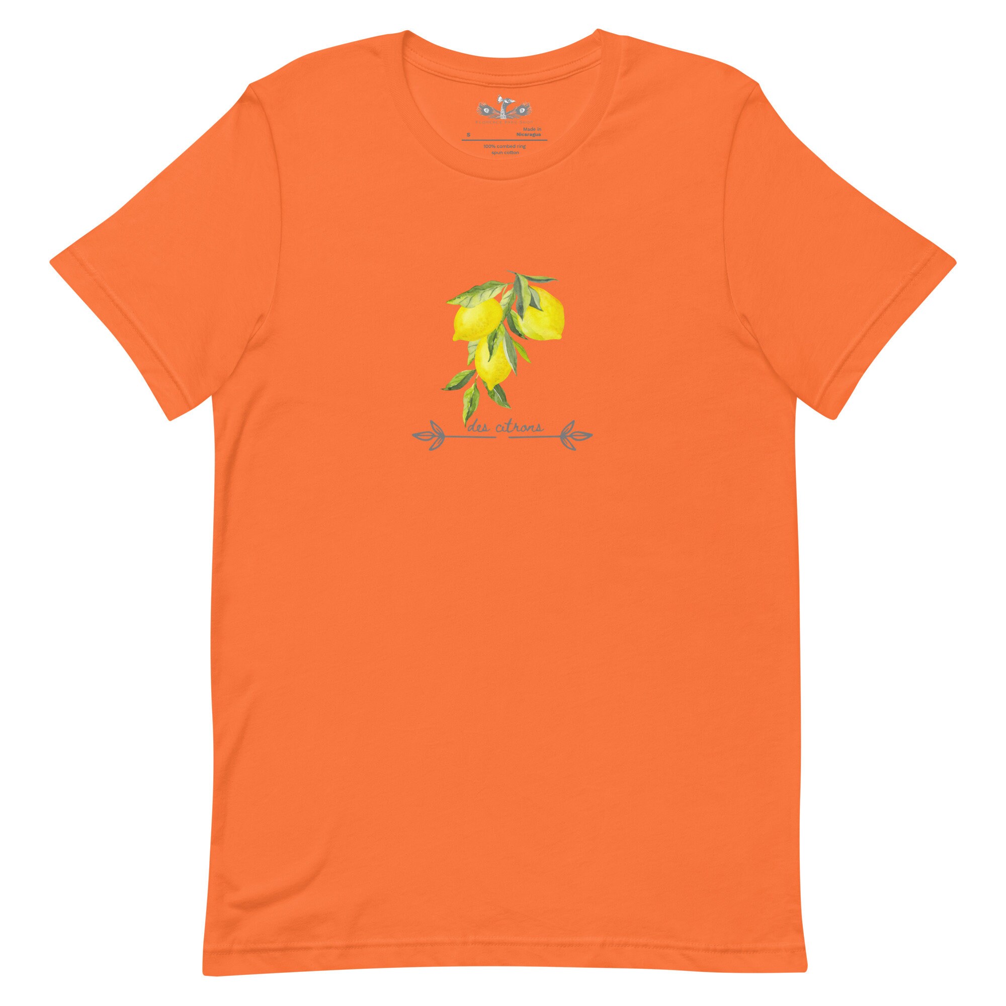 Lemon Citron Botanical Soft Unisex T-shirt - Etsy