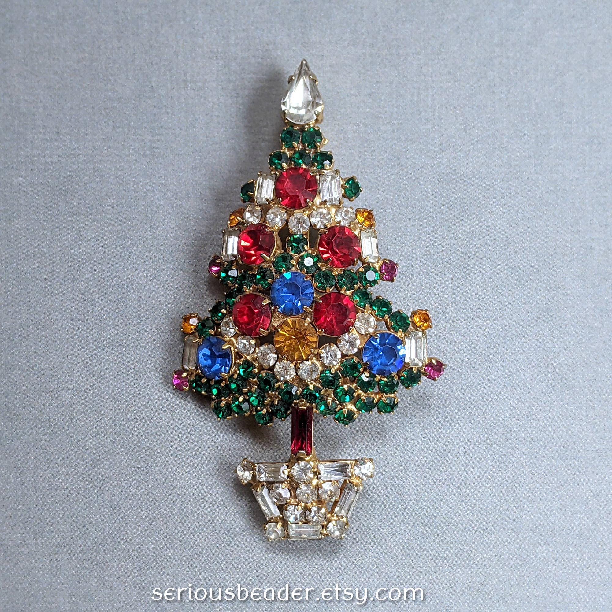 Weiss Vintage 5 Candle Brooch - Etsy USA WEISS ヴィンテージ