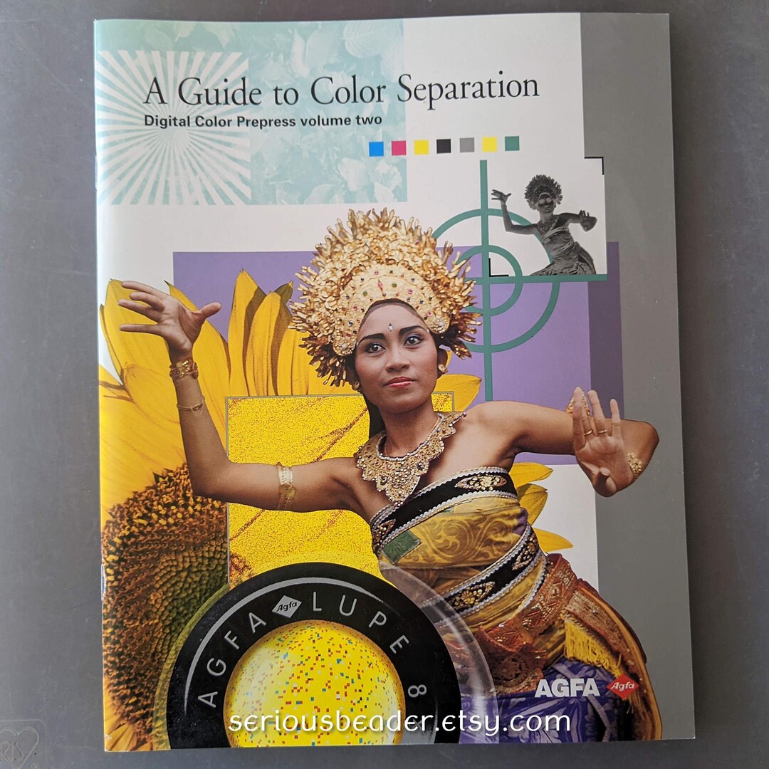 Color Prepress Digital Color Prepress Book: A Guide to Color Separation, Agfa 1995 - Etsy