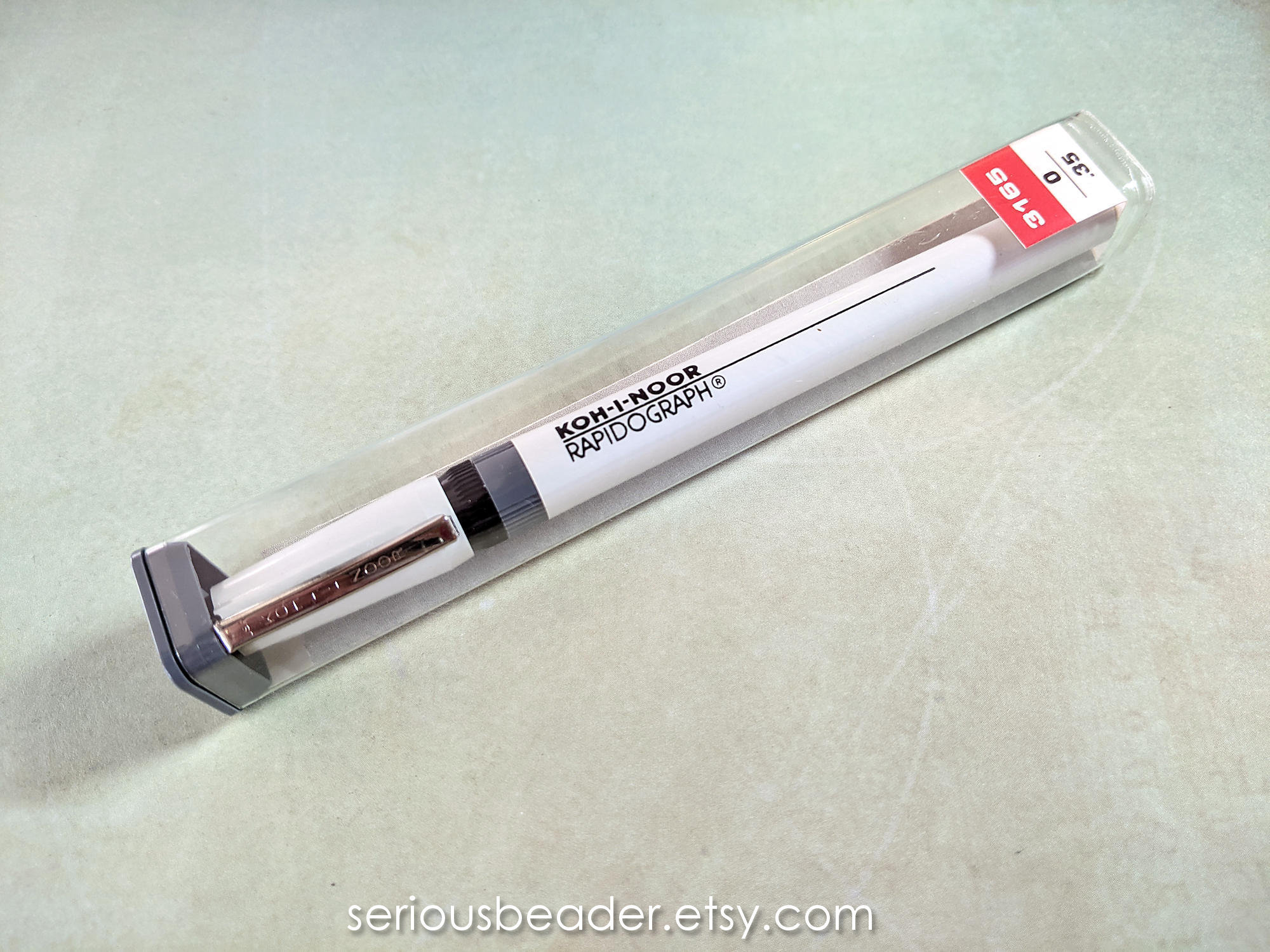 1960s 0.8mm Rotring Rapidograph Tintenkuli Piston Filler Technical Drawing  Pen