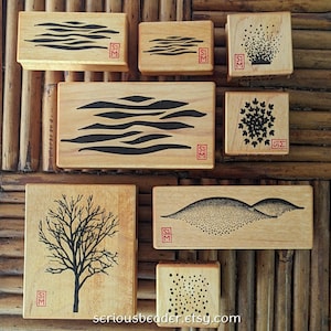 8 MEER IMAGE Rubber Stamps, unused & gently used