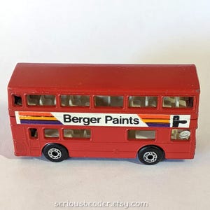 Matchbox Lesney, No. 17 The Londoner Red Bus, made in England, 1972