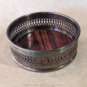 Silvered Wine Coaster - Baran de Bordeaux