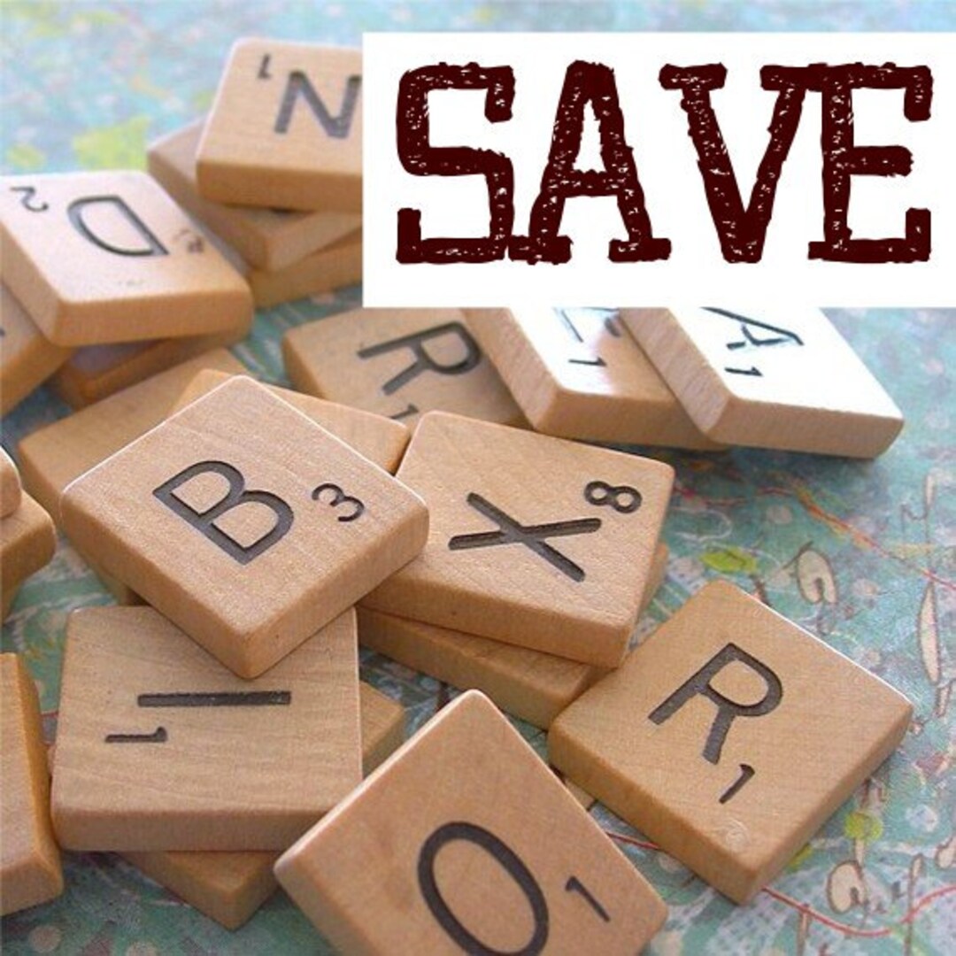 100 Wooden Scrabble Letter Tiles Game Pieces RANDOM LETTERS for ...
