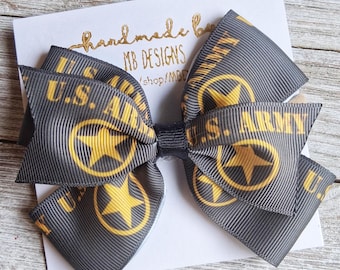 Baby Army Bow, Army Headband