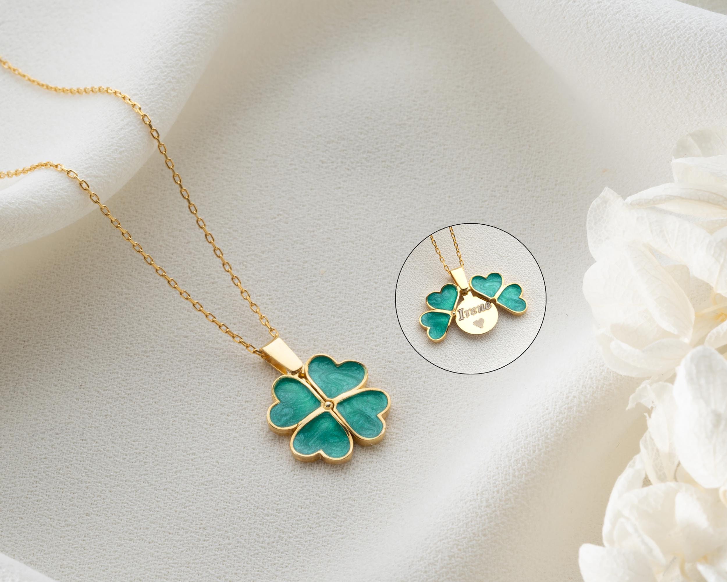 Byweekend☆Clover necklace ネックレス Van Cleef 4 Leaf Clover Necklace - Etsy