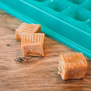 Caramel Square Silicone Mold | Silicone Wax Melt Molds | Silicone Soap Molds | Food Shape Wax Melt Molds | No Smell Silicone Molds