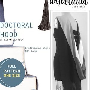 PHD Doctoral Hood Pattern & Tutorial from UnSewlicited