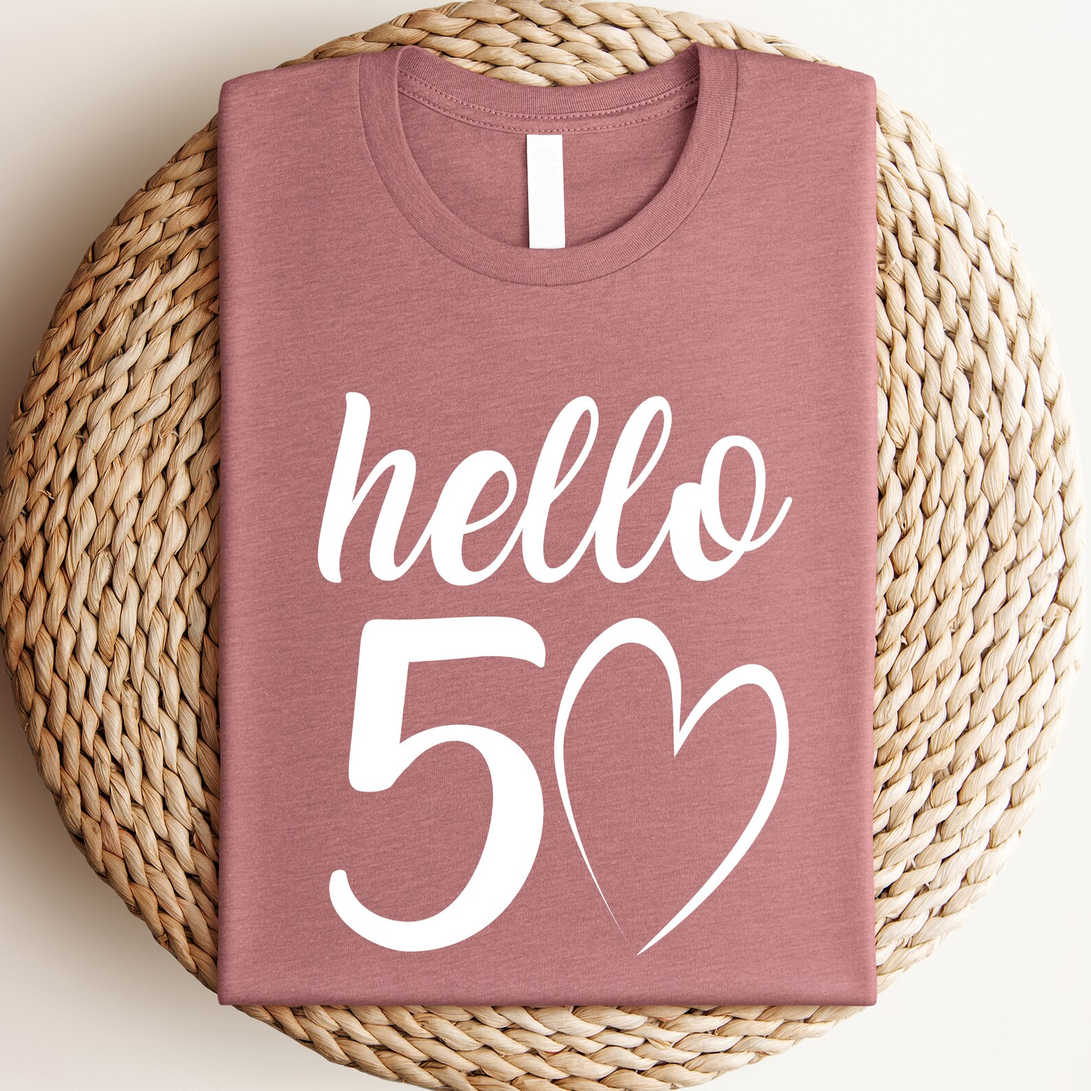Hello 50 Birthday Shirt 50th Birthday Tee 50th Birthday Gift 50th ...