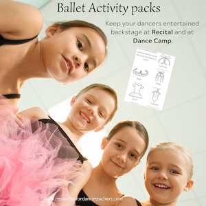 Ballet- activity - games - digital - download -maze - coioring page- worksheet