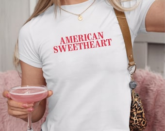 T-shirt bébé chérie américain, chemise de concert country, t-shirt western, t-shirt bébé cow-girl, chemise de cow-boy, cadeau rodéo, cadeau pour femme