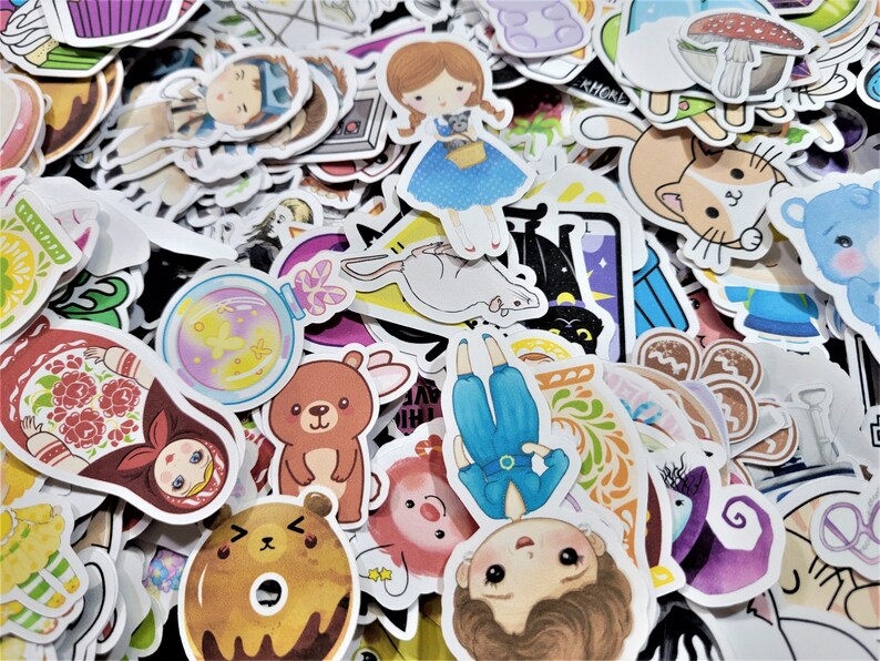 Sugar Blocks Random Sticker Lucky Dip (100 Stickers) (make an Offer) - Etsy
