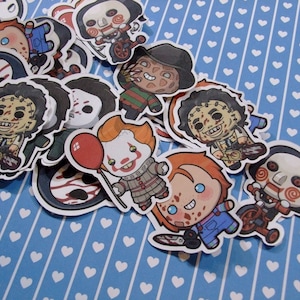 Sugar Blocks Sticker Flakes - Chibi Horror Friends