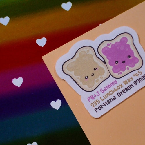 Custom Address Labels Kawaii Pancakes set of 25 - Etsy