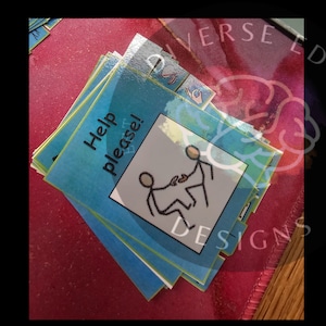 Staff Support Lanyard Visuals (Hard copies- delivered in HRM), Teacher, Education, Behavior, Support, Communication