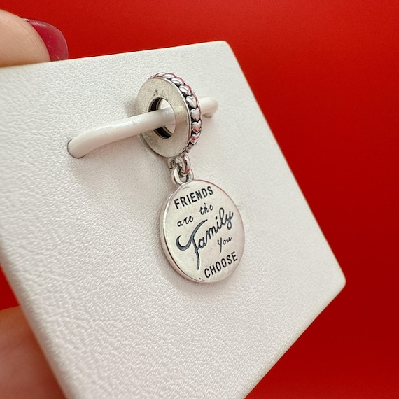 Charm Bracelet Pandora Friends Are Family Dangle Charm Forever