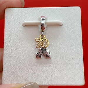 Disneyland 70th Anniversary Charm,Pandora Charms,Charm for bracelet