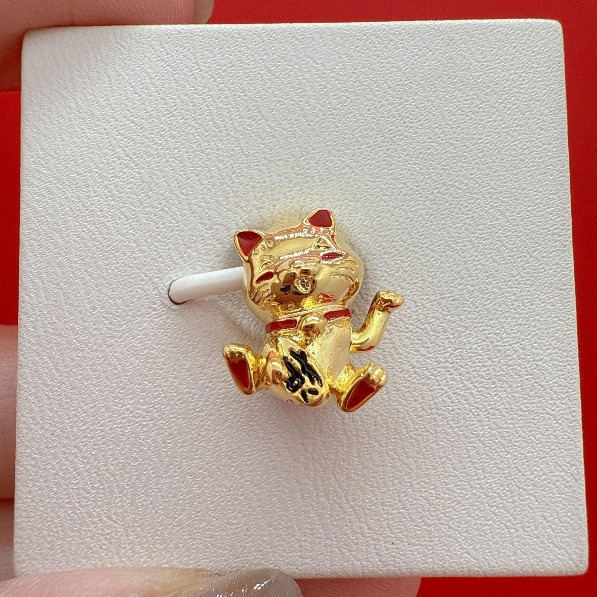Cute Fortune Pandora Fortune Cat Charm Cute Fortune Cat Charm