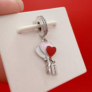 Splitter alles Gute zum Geburtstag Ballon Charme für Armband, Geburtstag Charme