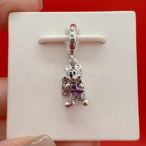 Mickey 100th Anniversary Charm,Pandora Charm,Charm for bracelet,