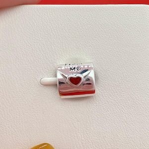 Silber Liebesbrief Charme für Armband